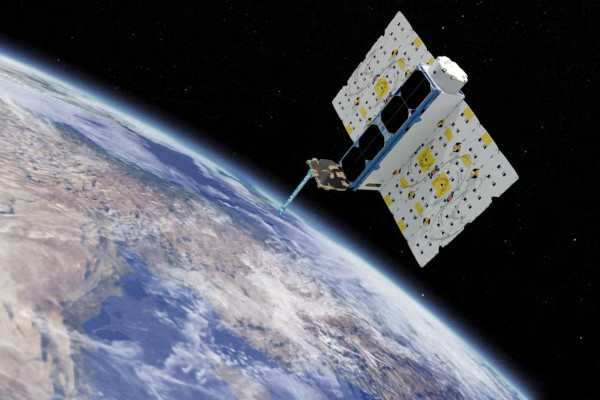 Rendering of a Planet Dove satellite. Photo: Planet Labs PBC